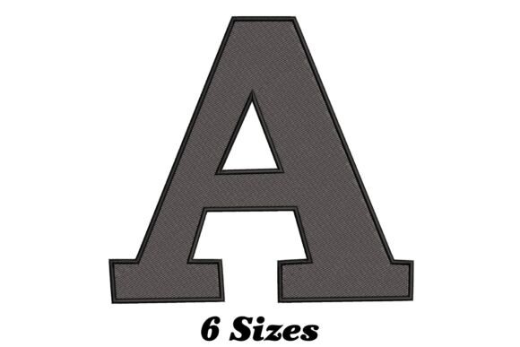 Charming Alphabet Letter a for Seasonal Embroidery