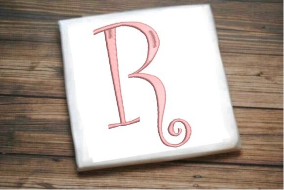 Elegant R Monogram for Handmade Craft Fair Success