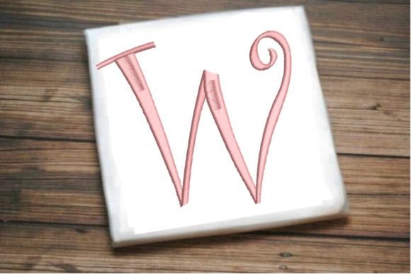Elegant W Monogram for Personalized Gifts