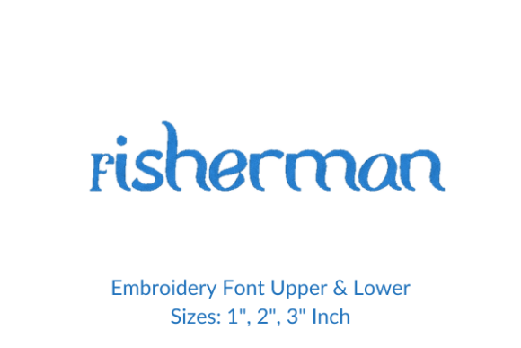 Fisherman Font: A Premium Embroidery Design