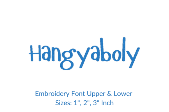 Hangyaboly Font: A Premium Embroidery Choice