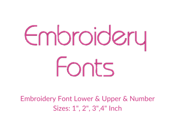 Monako Font: A Versatile Embroidery Design