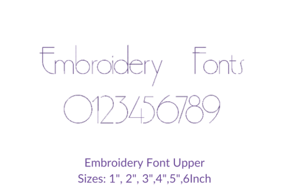 Premierlig Font Numbers for Custom Embroidery