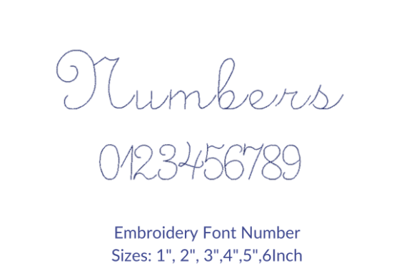 Typo Font Numbers: A Versatile Embroidery Choice