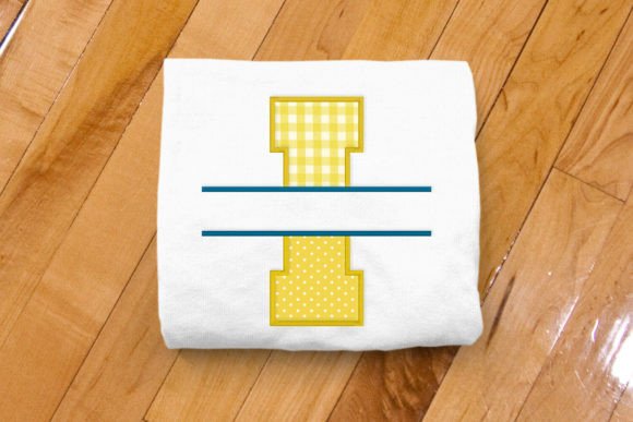 Varsity Letter I Split Applique: A Versatile Design