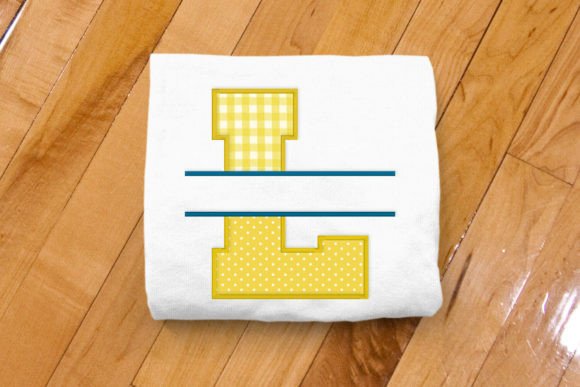 Varsity Letter L Split Applique: A Versatile Design