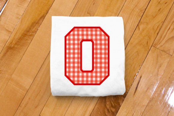 Varsity Number 0 Applique: A Versatile Design